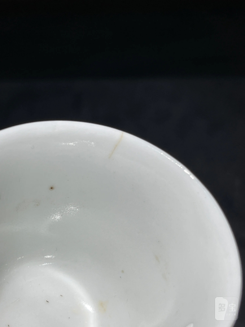 清光绪 浅绛彩花鸟纹杯一组三只 - 图11